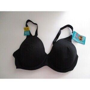 Vanity Fair Beyond Comfort Full Coverage Underwire Bra 75204 Black Sz 40C New